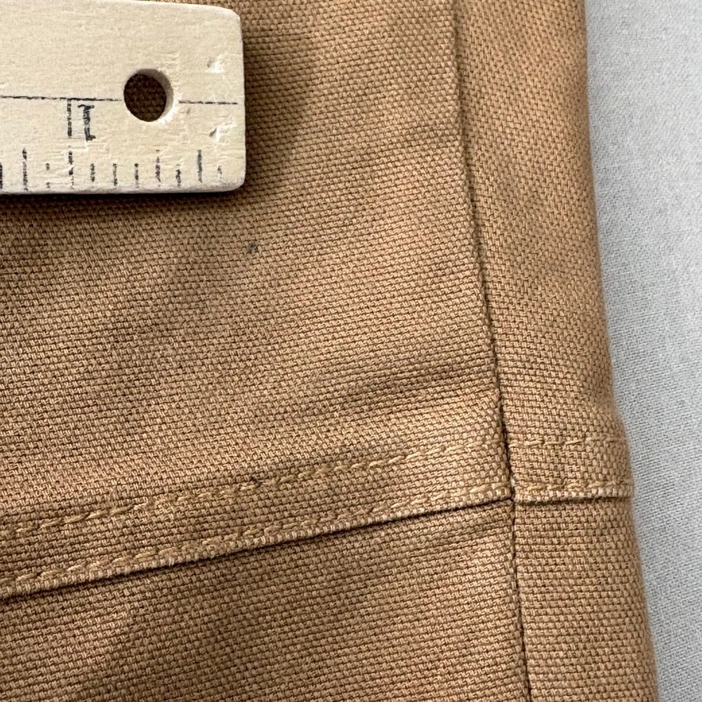 Vintage DKNY City Pants Womens Size 10 Brown Straight Utility Zipper Grunge Y2K - Picture 11 of 13